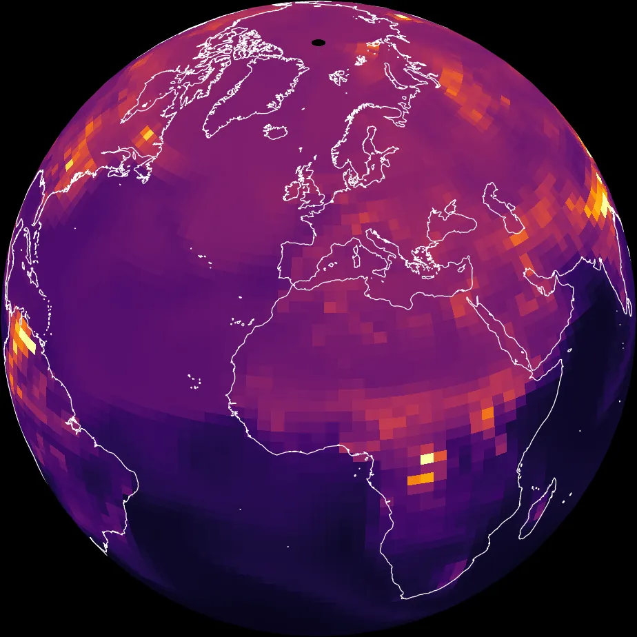 Methane animation frame
